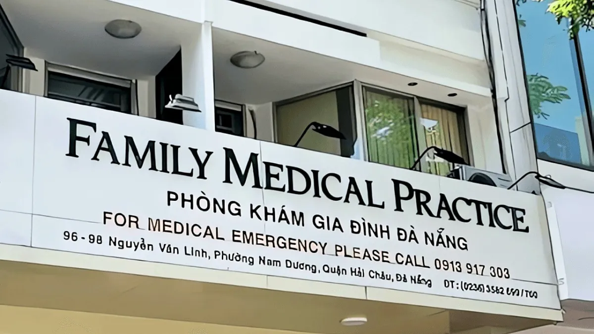 The signboard of Family Medical Practice Da Nang